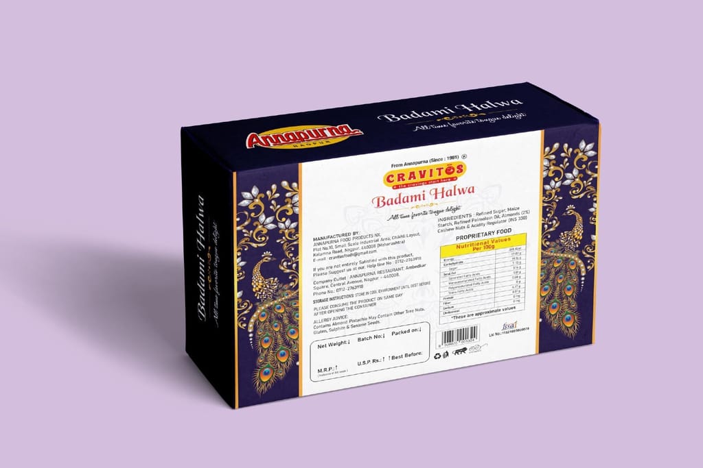 Cravitos Badami Halwa � Traditional Sweet Treat | Rich, Flavorful, and Delicious | Perfect for Post-Meal Indulgence