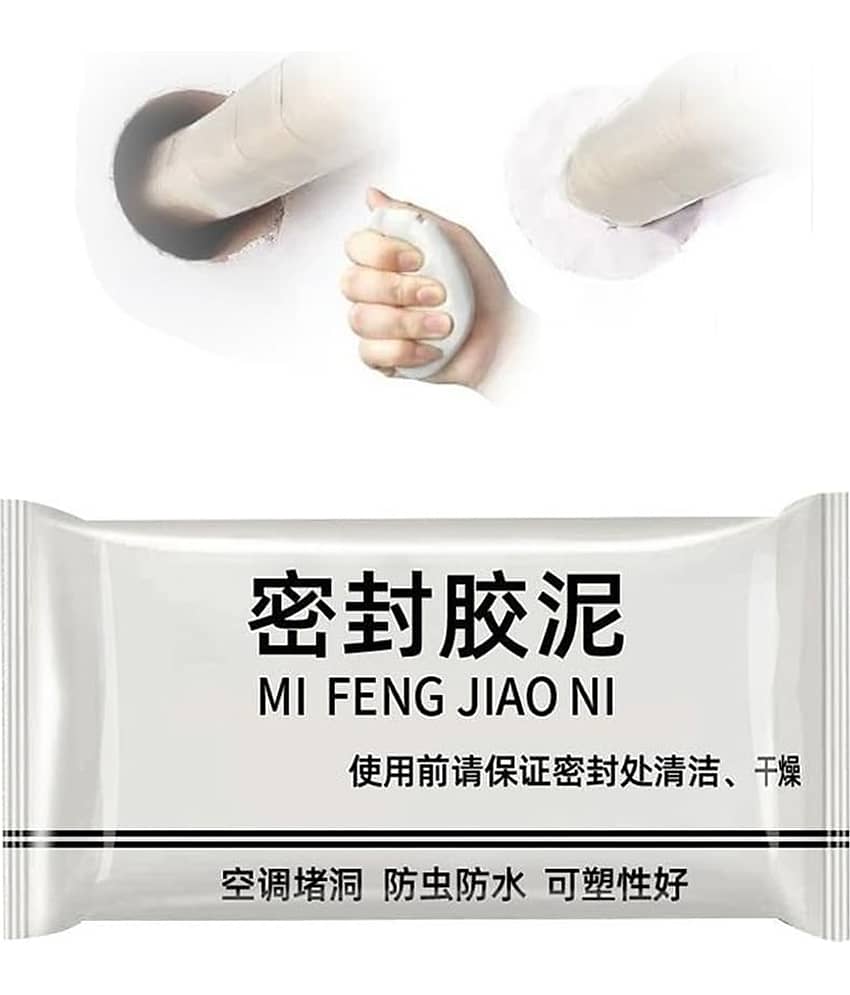 Waterproof Sealant Mastic, Household Wall Hole Repair Mending Mud Sealant Sealing Repair, Fill Holes, Cracks, Gaps and Voids Around Windows, Doors, Pipes, Outlets, Vents.