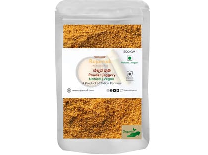 Rajamudi Organics Powder Jaggery - 500 Gram