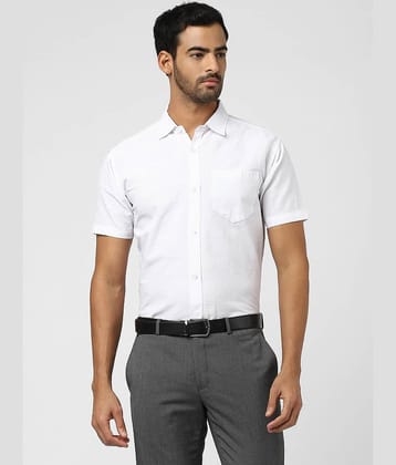 DESHBANDHU DBK - White Cotton Regular Fit Men's Casual Shirt (Pack of 1 )