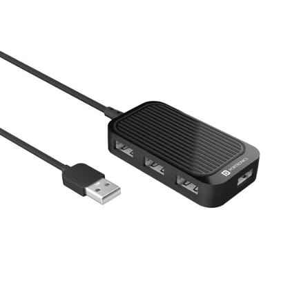 Portronics Mport 4D USB Hub 4in1 ( Black)