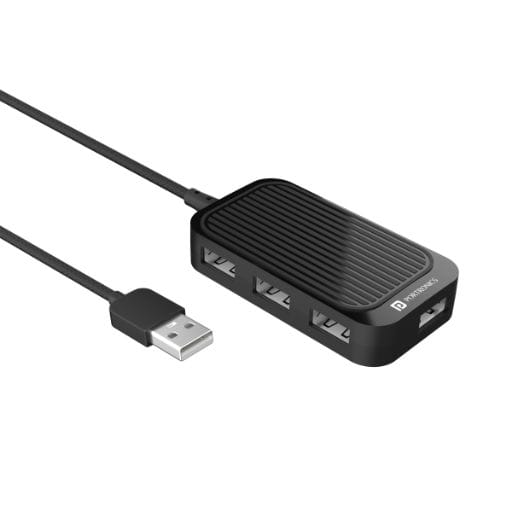 Portronics Mport 4D USB Hub 4in1 ( Black)