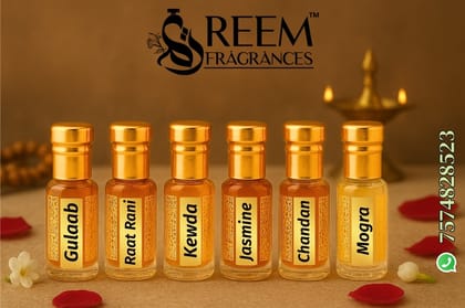 Traditional Kannauj Fragrances | 6 ml each Traditional Kannauj Fragrances | 6 ml each