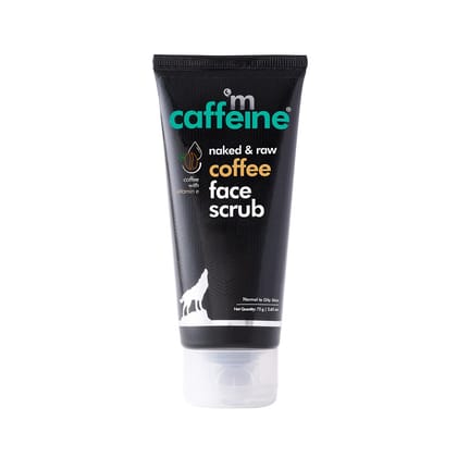 mCaffeine Coffee Tan & Dead Skin Removal Face Scrub (75gm)|Caffeine & Walnut Scrub for Face|Exfoliating & Brightening Scrub|Blackhead Remover,Whitehead Remover,Detan Pack I Face Scrub For Women & Men mCaffeine Coffee Tan & Dead Skin Removal Face Scrub (7