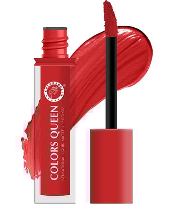 Colors Queen Sensational Liquid Matte Lipstick 7g, Strawberry Shortcake (Shade - 04)