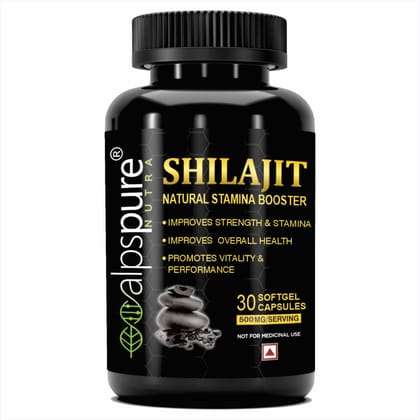 100% Pure Himalyan Shilajit Softgel-30 Capsules