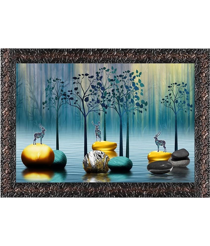 Indianara Landscape Painting With Frame