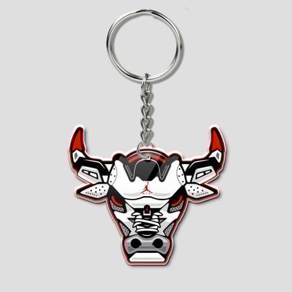 Danger Bull Keychain