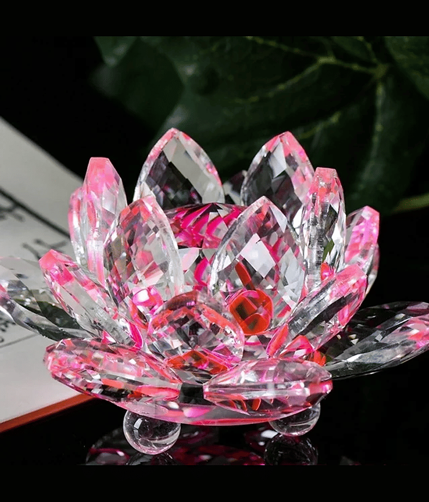PAYSTORE Glass Crystal Lotus