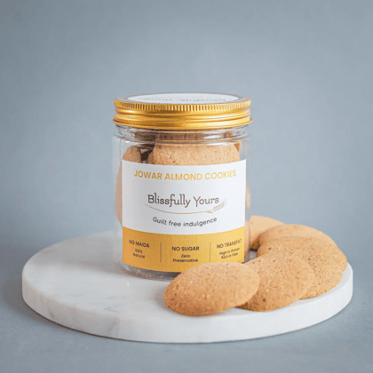 Jowar Almond Cookies - 200 gm Jowar Almond Cookies - 200 gm