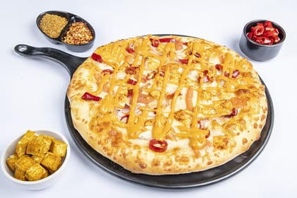 Tandoori paneer pizza