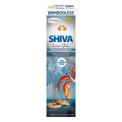 AASTHA SHIVA AGARBATTI BAMBOOLESS 80GM