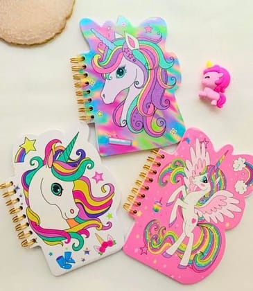 Unicorn mini diary (set of 3)
