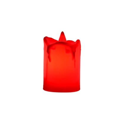 DHRUVINSRI Flameless Melted Design Candles for Decoration ,Value Pack of 5 candles, 28 grams/pc+ 1 candle free