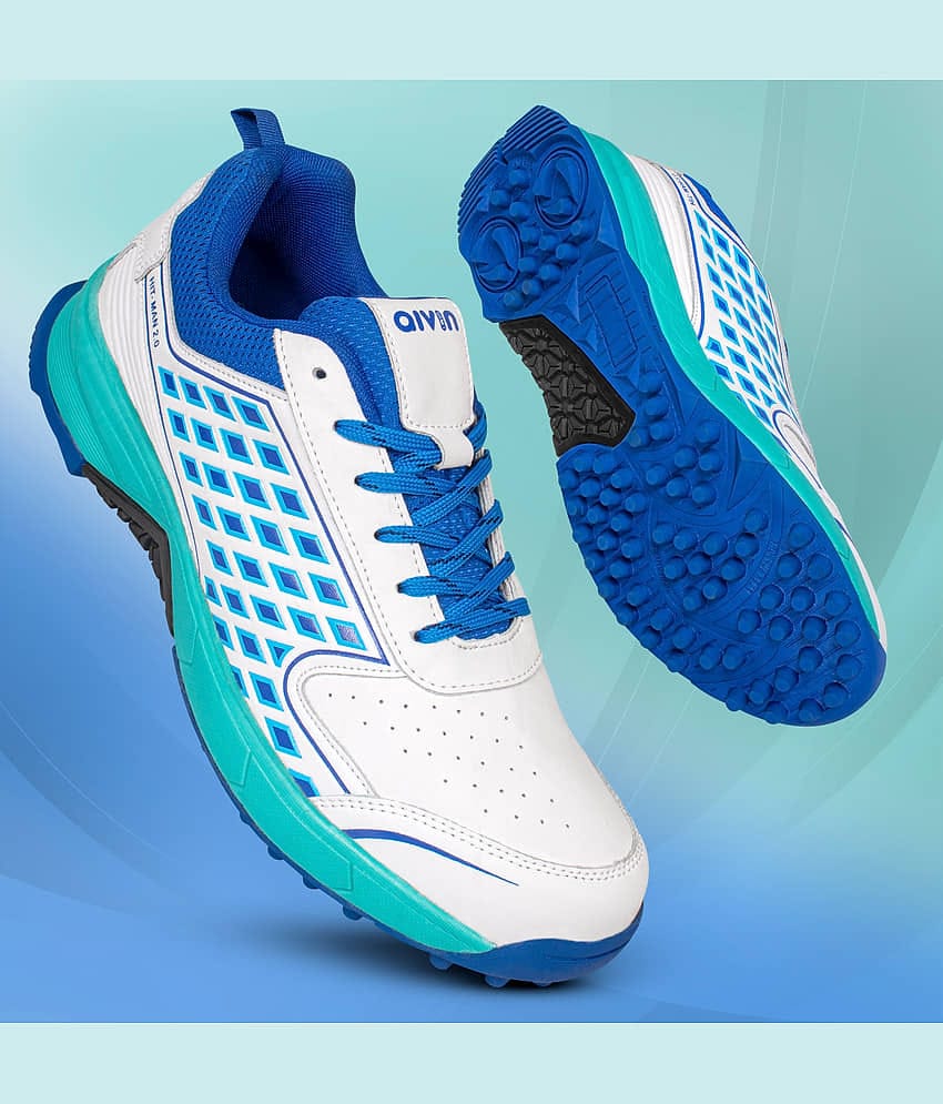 Aivin Hit-Man 2.0 Blue Cricket Shoes