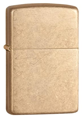 Zippo Armor Tumbled Brass Windproof Pocket Lighter
