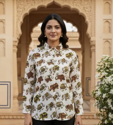 COTTON SHIRT FOR WOMEN Rajasthani Traditional....