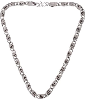 VIRAASI - Silver Plated Brass Chain ( Pack of 1 )