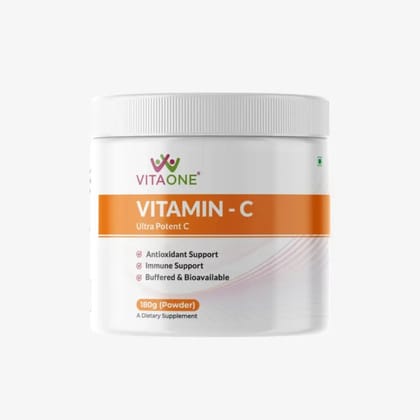 VitaOne Vitamin C Powder for Immunity and Skin Health