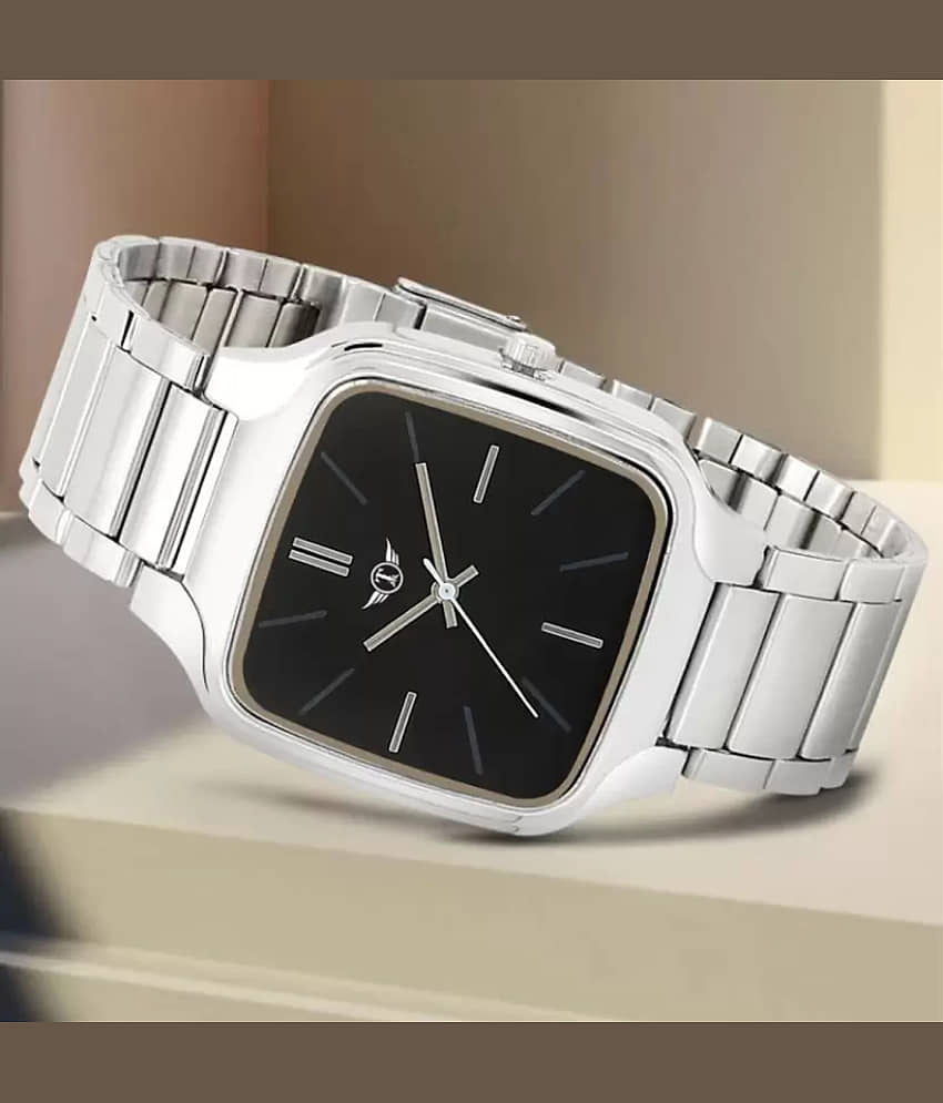 EEWHI Silver Stainless Steel Analog Men's Watch