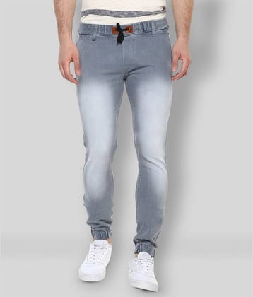 Urbano Fashion - Grey Cotton Blend Slim Fit Men's Jeans ( Pack of 1 )