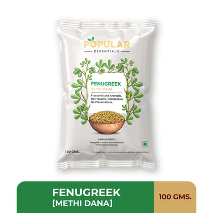 Popular Essentials Methi Seeds, 100gm