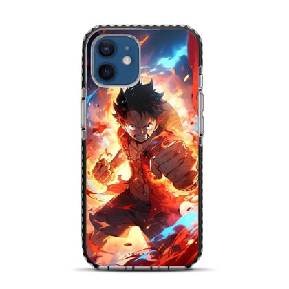 Luffy One Piece Anime iPhone 12 Stride Phone Case-Stride
