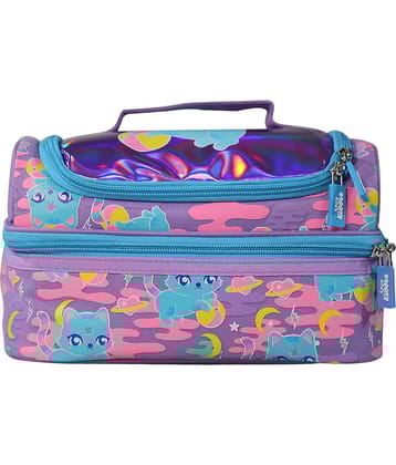 Smily  kiddos 5 Ltrs Purple Polyester College Bag