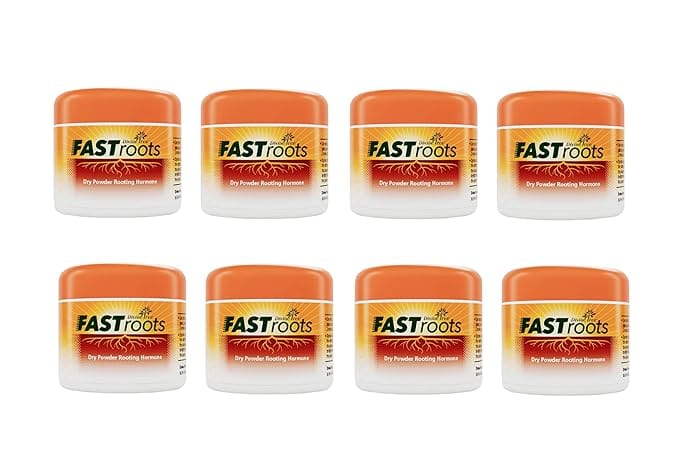 Divine Tree Fast Root Rooting Hormone Powder For Plants Cuttings 50 Gram (Pack of 8)