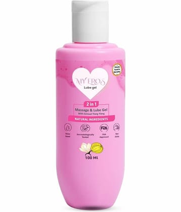 My Eros 2in1 Massage and Lube Gel | Water Base Lubricant for Men & Women | Dermatological Tested | With Natural Ingredients