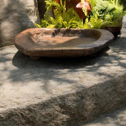 Large  Vintage Oval Planter/ Base  : Burhan  9