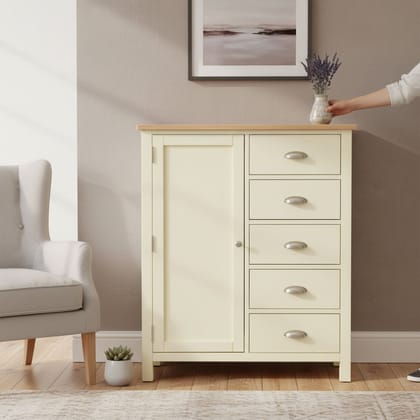 Wooden Cupboard with Drawers