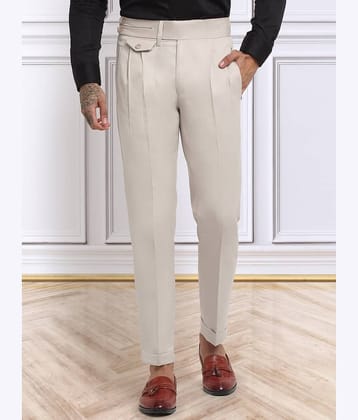 Klotthe Slim Men's Gurkha Pant - Dark Brown ( Pack of 1 )