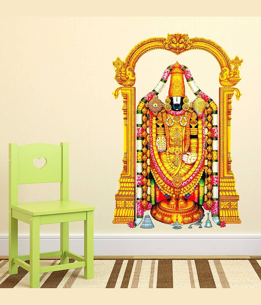 Wallzone Thirupathi Venkatachalapathy Sticker ( 50 x 70 cms )
