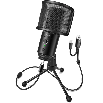 FIFINE K683A - USB Desktop Microphone (With Tripod Stand)
