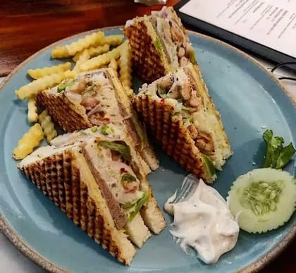 Chicken Barbecue Cheese Grill Sandwich (Jumbo)