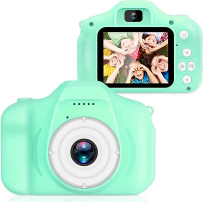 CADDLE & TOES Toys for 4+ to 12 Year Old Boys, Kids Selfie Camera for Boys, Children Digital Toddler Camera, Christmas Birthday Festival Gift for Boys Girls Age 4+ 5 6 7 8 9 (New-Green) CADDLE & TOES Toys for 4+ to 12 Year Old Boys, Kids Selfie Camera fo