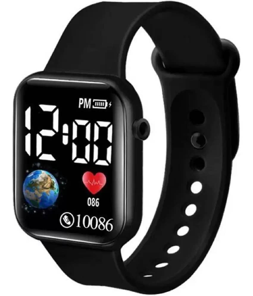 Viser Black Dial Digital Boys Watch ( Pack of 1 )