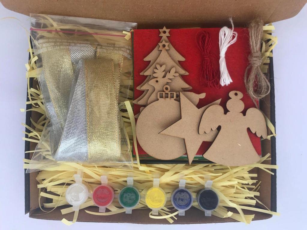 The brown box-Christmas Craft kit,Bunting Making kit,Ornaments Making kit,DIY Christmas Decor,Christmas Gift for Kids - Party and Festive Needs | Buy online on ZillyBuy