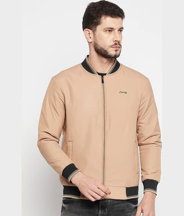 Camey Polyester Men's Casual Jacket - Beige ( Pack of 1 )