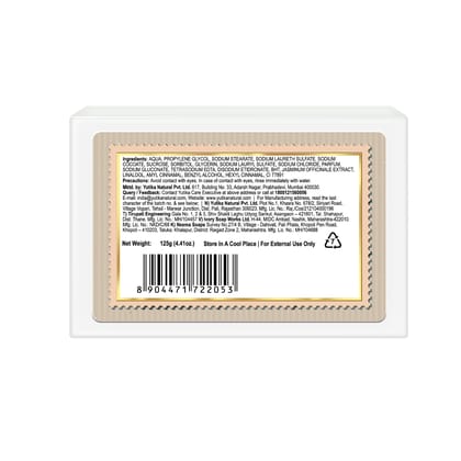 Nisha Jasmine Body Cleansing Bar 125g, Dermatologically Tested Soap for All Skin Types, Paraben Free Bathing Soap