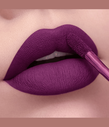BELLABLOOM Purple Matte Waterproof Liquid Lipstick ( Pack of 1 )