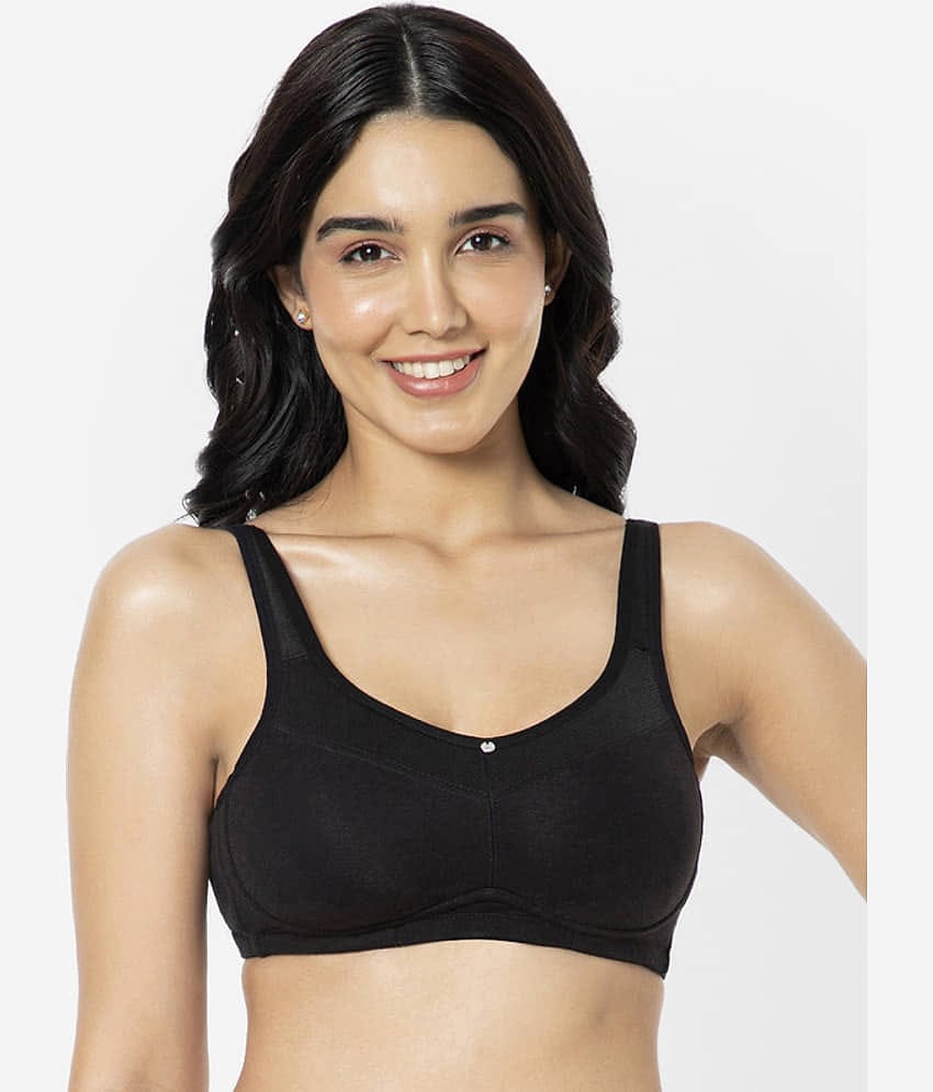 Amante - Black Cotton Heavily Padded Women's Everyday Bra ( Pack of 1 )
