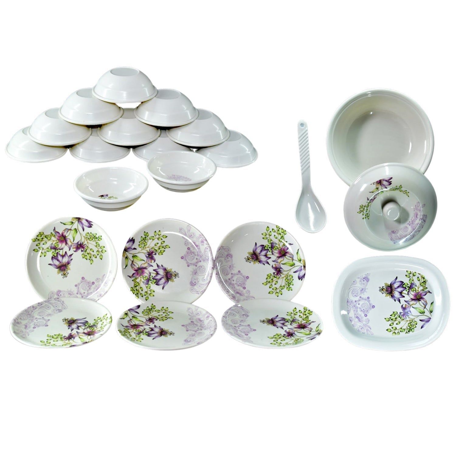 Premium Tableware, Dinner Set, 32 Pc For Serving Food Stuffs And Items. | Assorted Colour