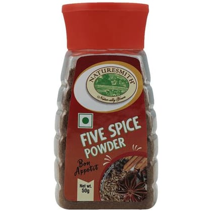 Naturesmith Five Spice Powder, Enhances Flavour & Taste, 50 G Jar