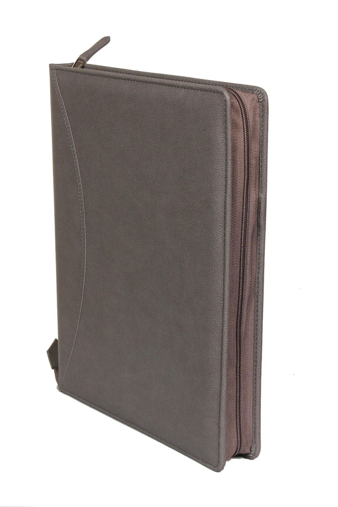 Sukeshcraft PU Multiuse 25 File Sleeve for Documents, Certificates, FDRs | A4 Size Portfolio Document Holder for Office, Home, School & Sports Use (Grain Grey)
