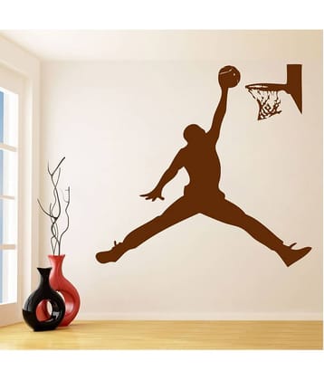Decor Villa Let's Basketball PVC Wall Stickers