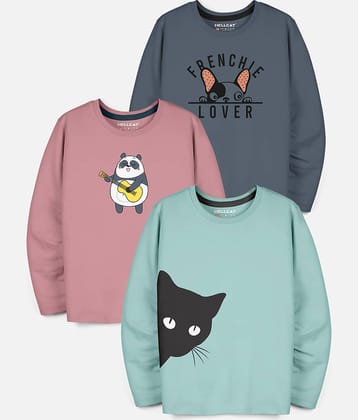 HELLCAT Pack of 1 Boys Cotton Blend Polo T-Shirt ( Green )