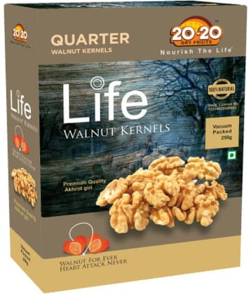 20-20 Dry Fruits Walnuts (Akhrot) 250