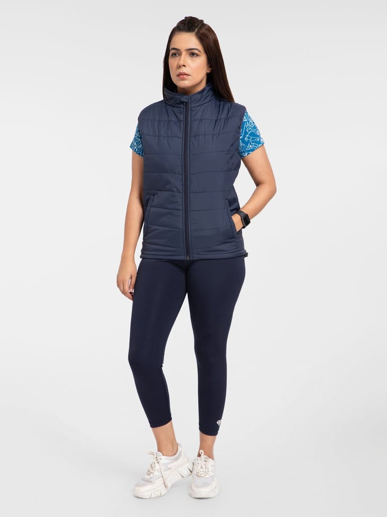 AH Women Half Jacket Sport Blue
